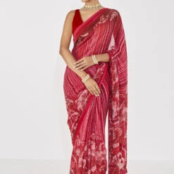 Midha Saree - Red