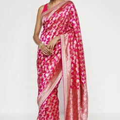 Madhurima Benarasi Saree - Pink