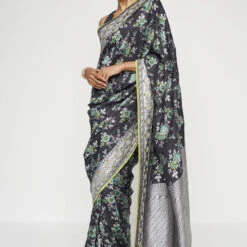 Meha Benarasi Saree - Black
