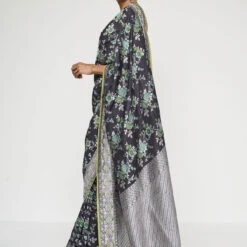 Meha Benarasi Saree - Black 7 Meha Benarasi Saree - Black -Abhinaya shop AD BSR26 BLACK 3