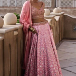 Nura Lehenga - Blush