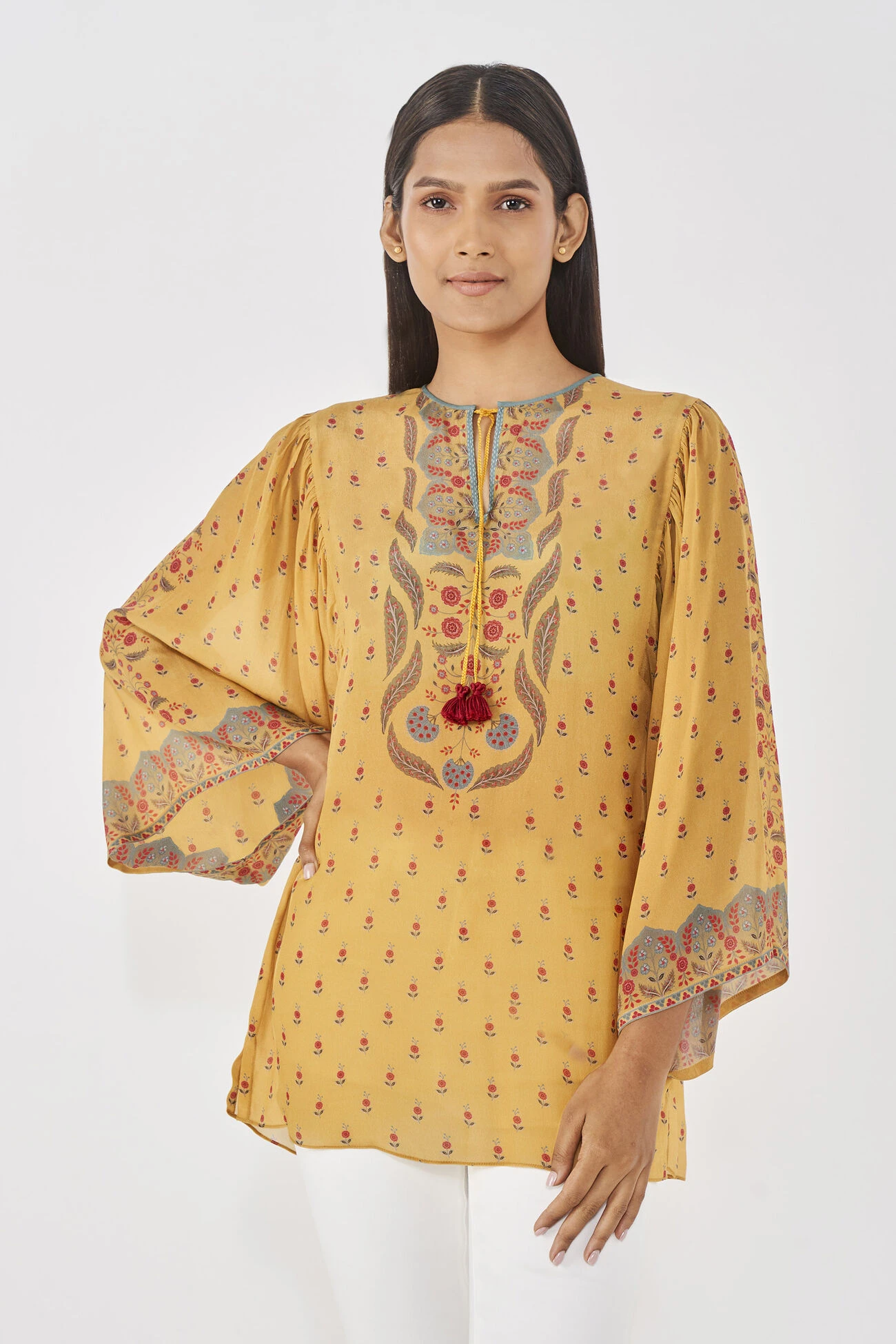 Arezo Top - Yellow 2 Arezo Top - Yellow - Image 2