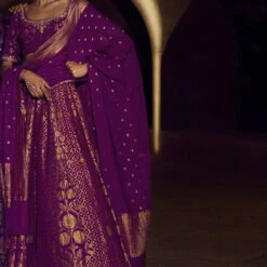 Valimai Lehenga Set - Purple