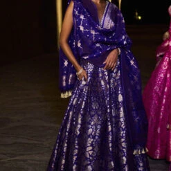 Anugraha Lehenga Set - Blue