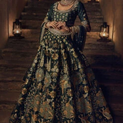 Kimaya Lehenga - Green