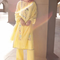 Lyssa Kurta Set - Yellow