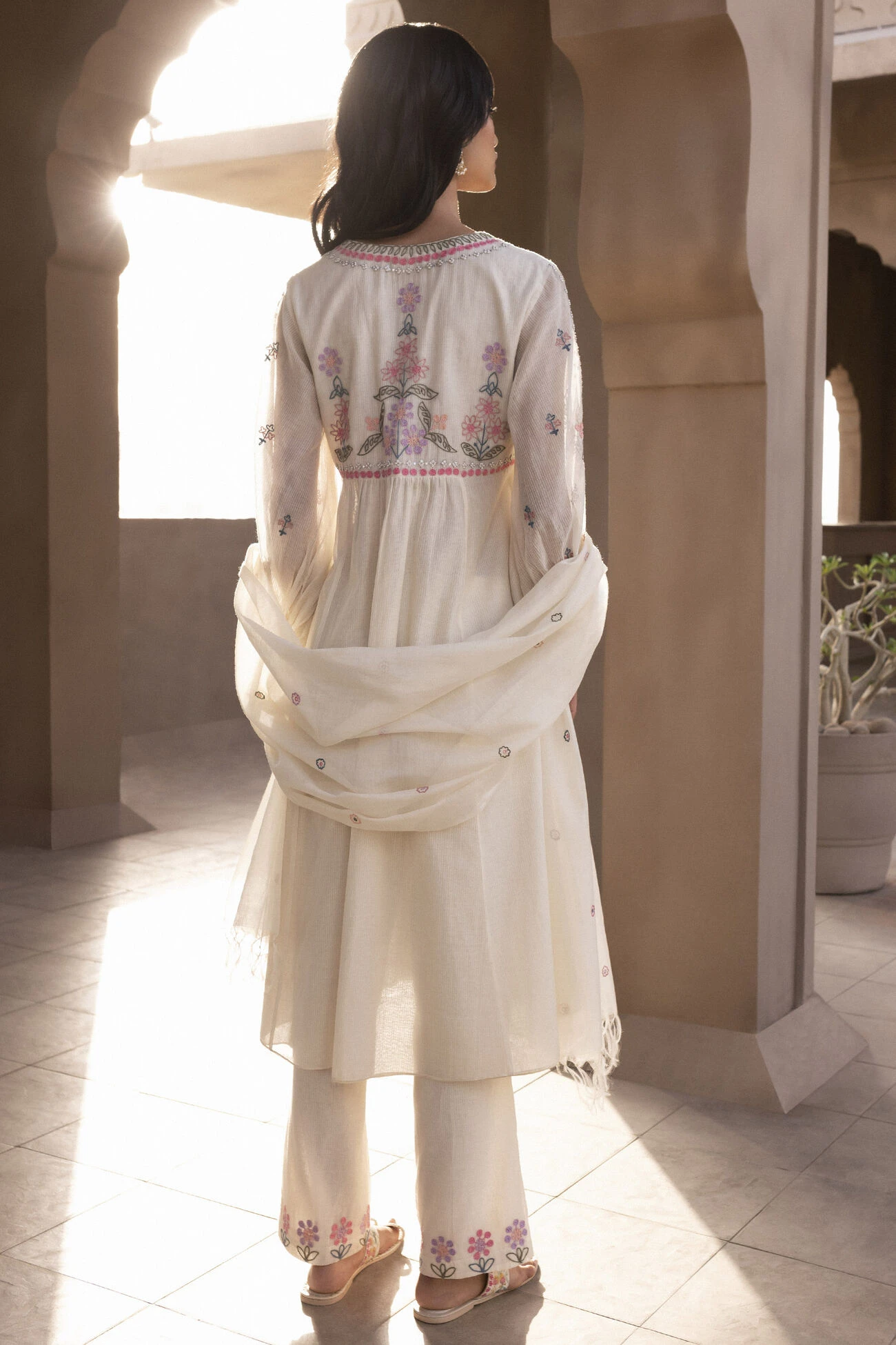 Natavia Kurta Set - Natural 3 Natavia Kurta Set - Natural - Image 3