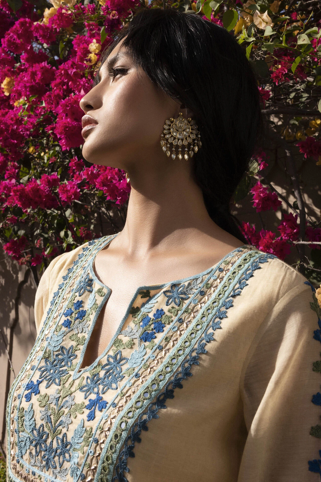 Dimitra Kurta Set - Beige 4 Dimitra Kurta Set - Beige - Image 4