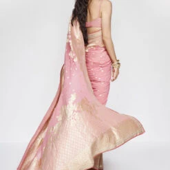 Abhinaya Benarasi Saree - Blush 9 Abhinaya Benarasi Saree - Blush -Abhinaya shop BSR69 Blush 5