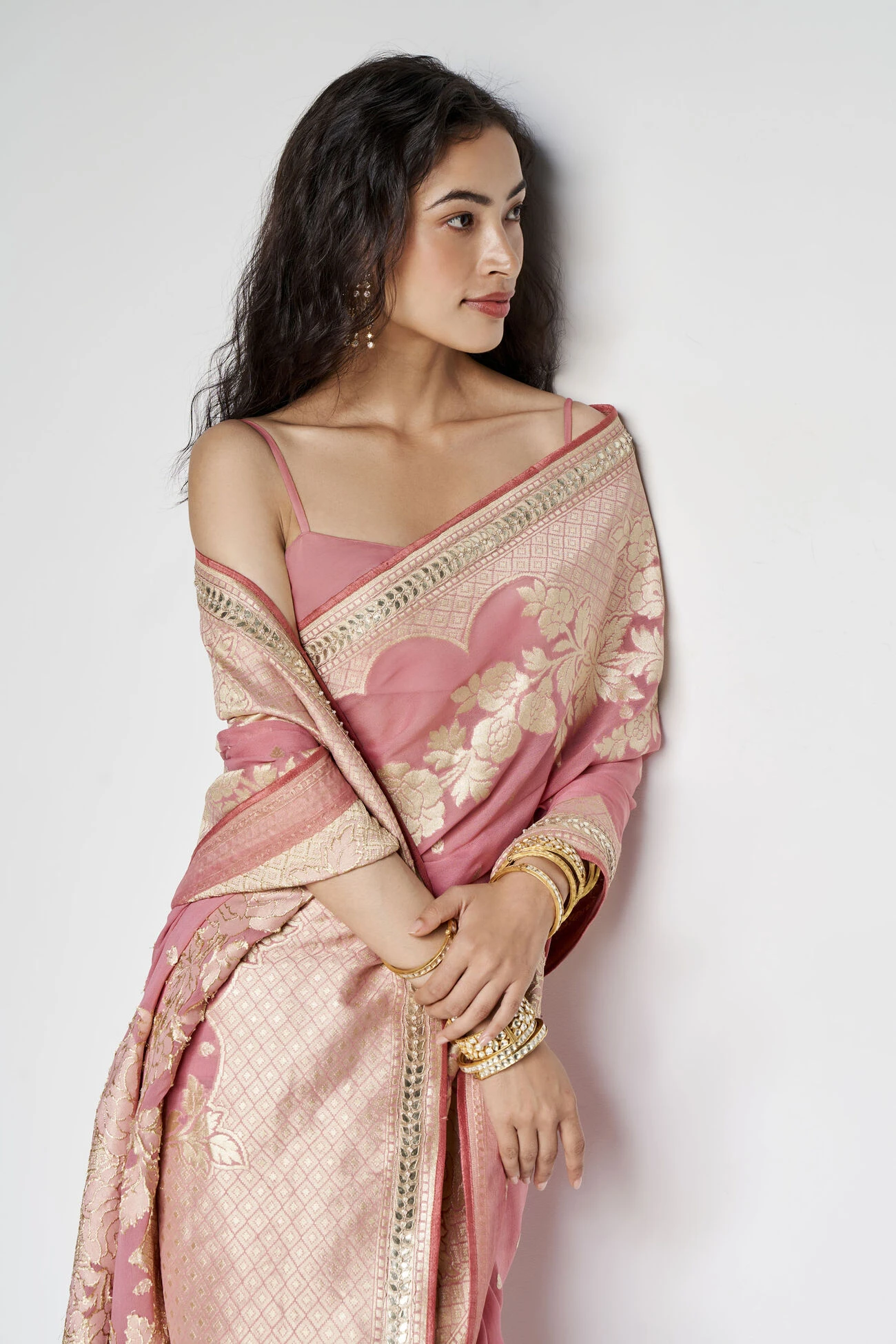 Abhinaya Benarasi Saree - Blush 5 Abhinaya Benarasi Saree - Blush - Image 5