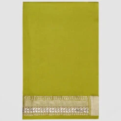 Abhinaya Benarasi Saree - Lime -Abhinaya shop BSR69 Lime 7