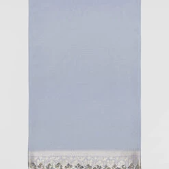 Madhusmita Benarasi Saree - Grey -Abhinaya shop BSR84 GREY 7