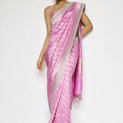 Madhusmita Benarasi Saree - Pink