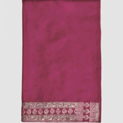 Shalena Benarasi Saree - Red -Abhinaya shop BSR90A Red