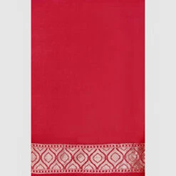 Neeva Benarasi Saree - Red -Abhinaya shop Bsr92 red