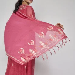 Dhara Suit Set - Raspberry -Abhinaya shop F21GRP8RP Raspberry 6