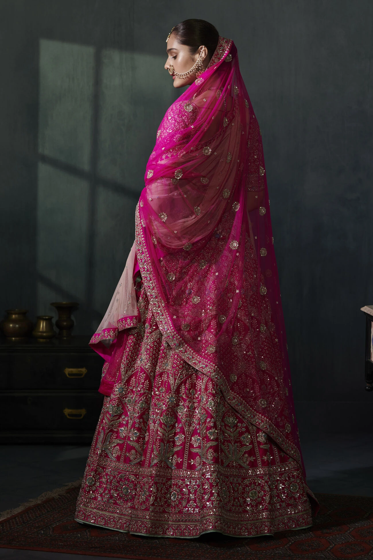 Era Lehenga Set – Pink 3 Era Lehenga Set – Pink - Image 3
