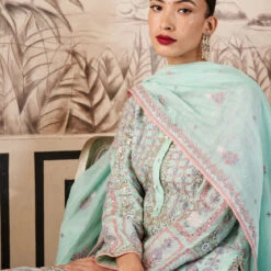 Rooma Suit Set-Sage -Abhinaya shop F21SJ23​ Sage 4