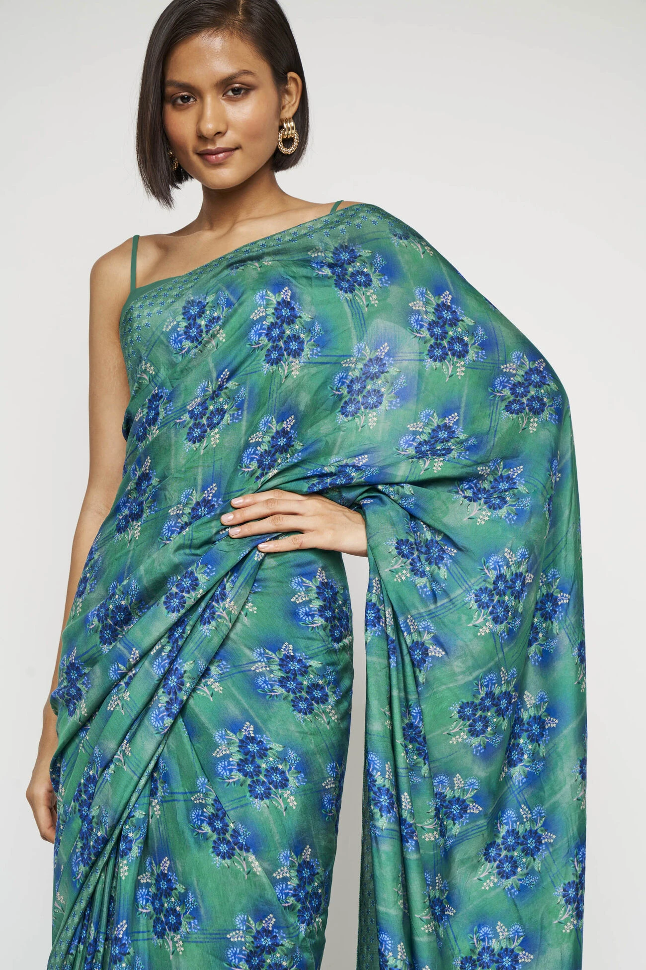 Francesca Saree - Green 4 Francesca Saree - Green - Image 4