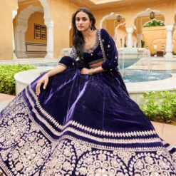 Fauzia Lehenga -Purple