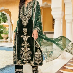 Mahnoor Suit Set - Green