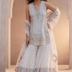 Farhin Suit Set - Ivory