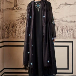 Faramir Suit Set - Black 7 Faramir Suit Set - Black -Abhinaya shop F22R45 Black 3