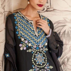 Faramir Suit Set - Black 9 Faramir Suit Set - Black -Abhinaya shop F22R45 Black 5