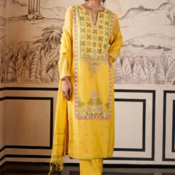 Izna Suit Set - Yellow