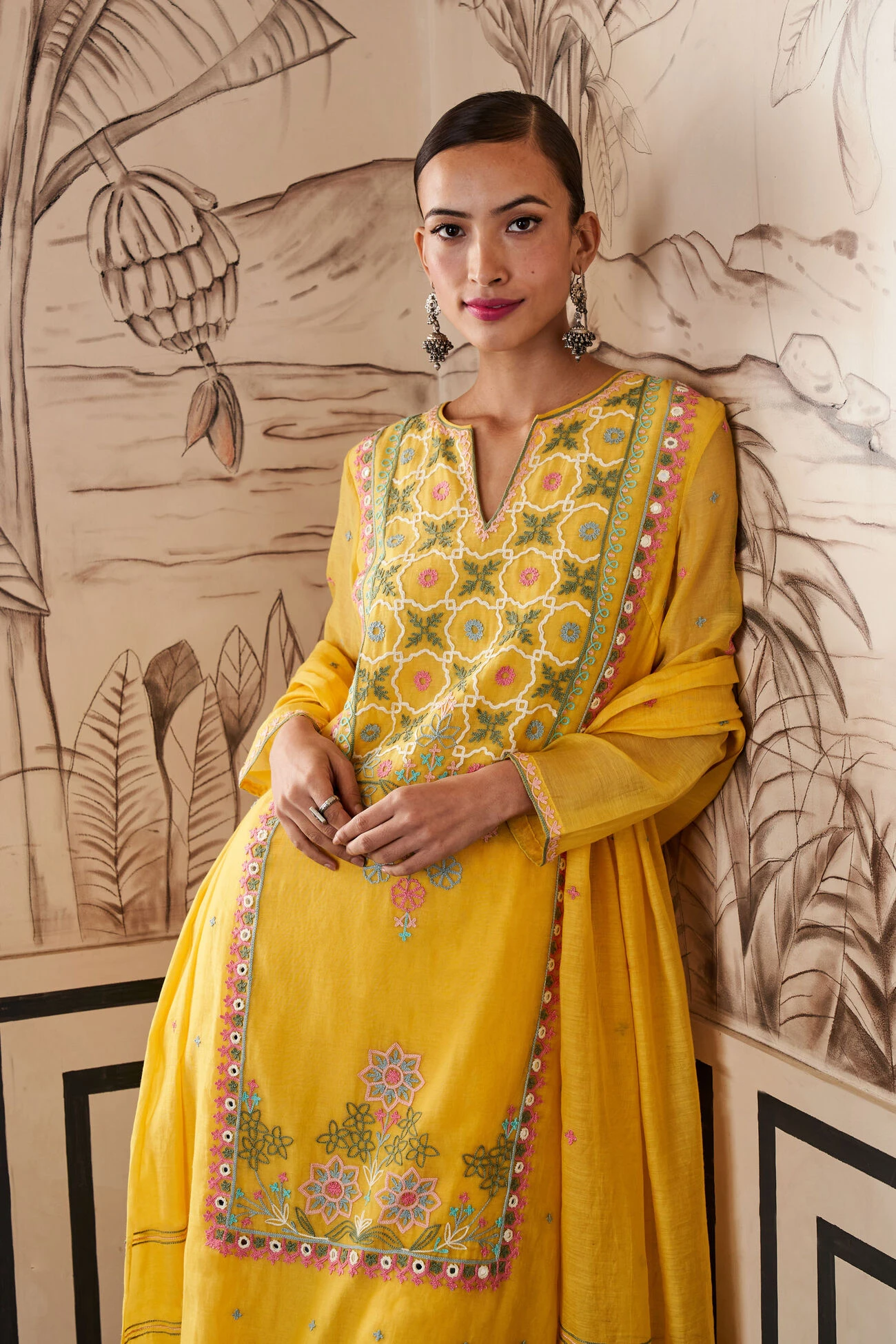 Izna Suit Set - Yellow 5 Izna Suit Set - Yellow - Image 5