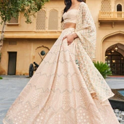 Abhinaya shop -Abhinaya shop F22R88 Beige 3