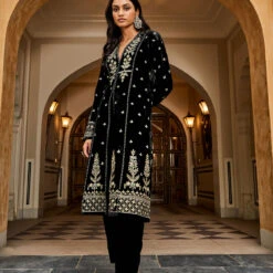 Zarina Set - Black 9 Zarina Set - Black -Abhinaya shop F22R89A Black 4