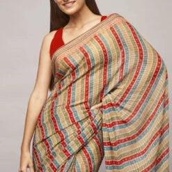 Alana Saree - Red -Abhinaya shop F22RN183 Red 6