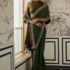 Zaaha Saree - Green