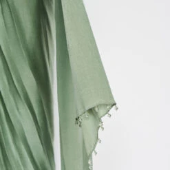 Starling Saree - Sage Green -Abhinaya shop F23A377 Sage 6