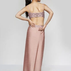 Esilda Skirt Set - Old Rose 11 Esilda Skirt Set - Old Rose -Abhinaya shop F23A380 Oldrose 3