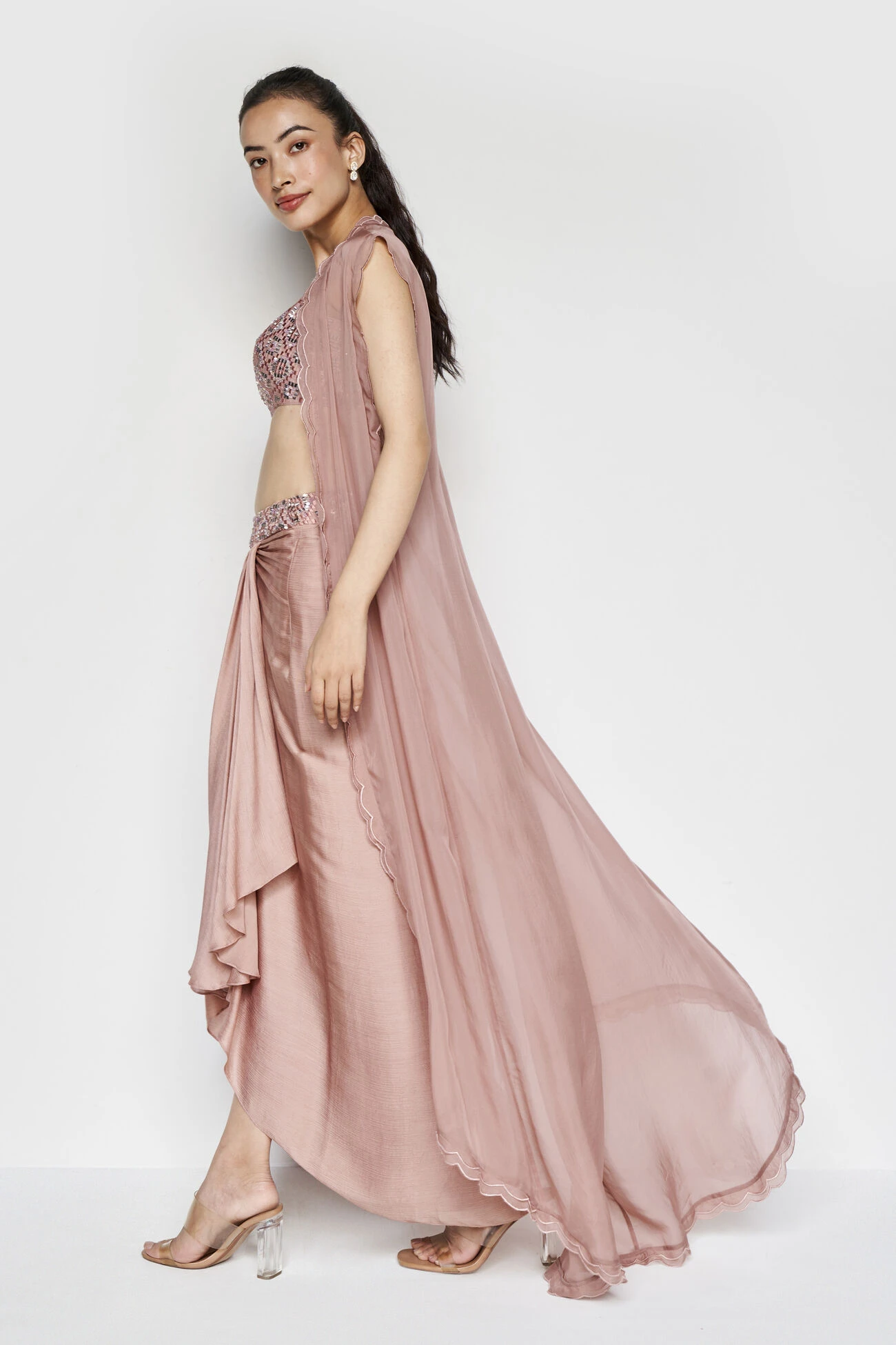 Esilda Skirt Set - Old Rose 6 Esilda Skirt Set - Old Rose - Image 6