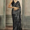 Deetya Bandhani Saree - Black