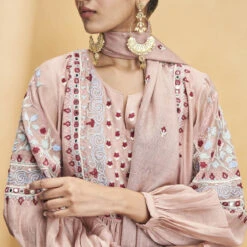 Philomel Suit Set - Old Rose -Abhinaya shop F23R119 Old20Rose 520copy