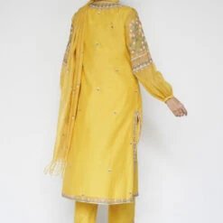 Philomel Suit Set - Yellow -Abhinaya shop F23R119 Yellow 4