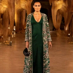 Blooming Wildforest Jacket Set - Green