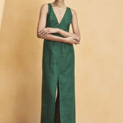 Deep Into The Wild Jacket Set - Green -Abhinaya shop F23R139 Green 3