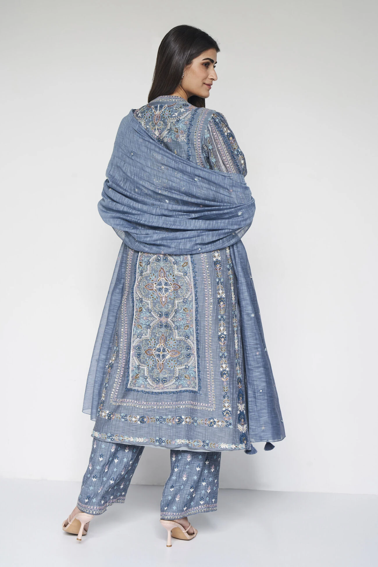 Sabela Suit Set - Slate Grey 2 Sabela Suit Set - Slate Grey - Image 2