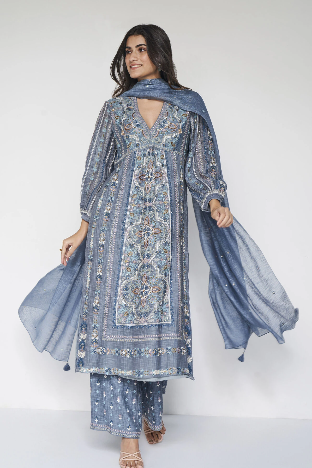 Sabela Suit Set - Slate Grey 3 Sabela Suit Set - Slate Grey - Image 3