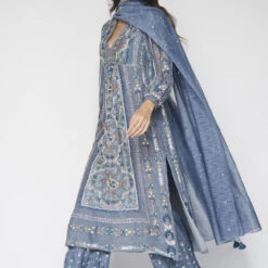 Sabela Suit Set - Slate Grey 9 Sabela Suit Set - Slate Grey -Abhinaya shop F23R149 Grey 4