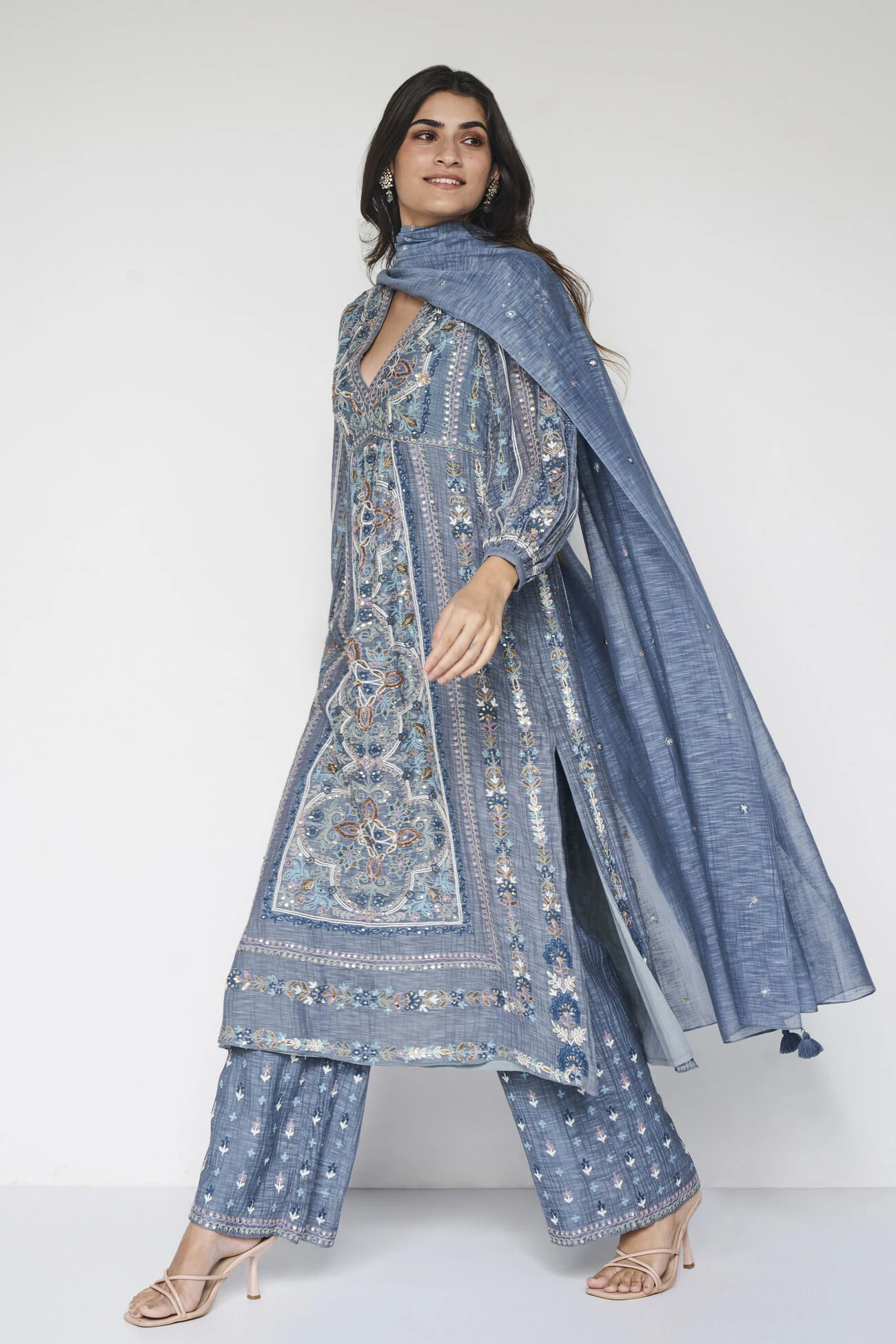 Sabela Suit Set - Slate Grey 4 Sabela Suit Set - Slate Grey - Image 4