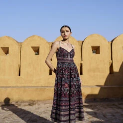 Starlit Serenade Dress - Black