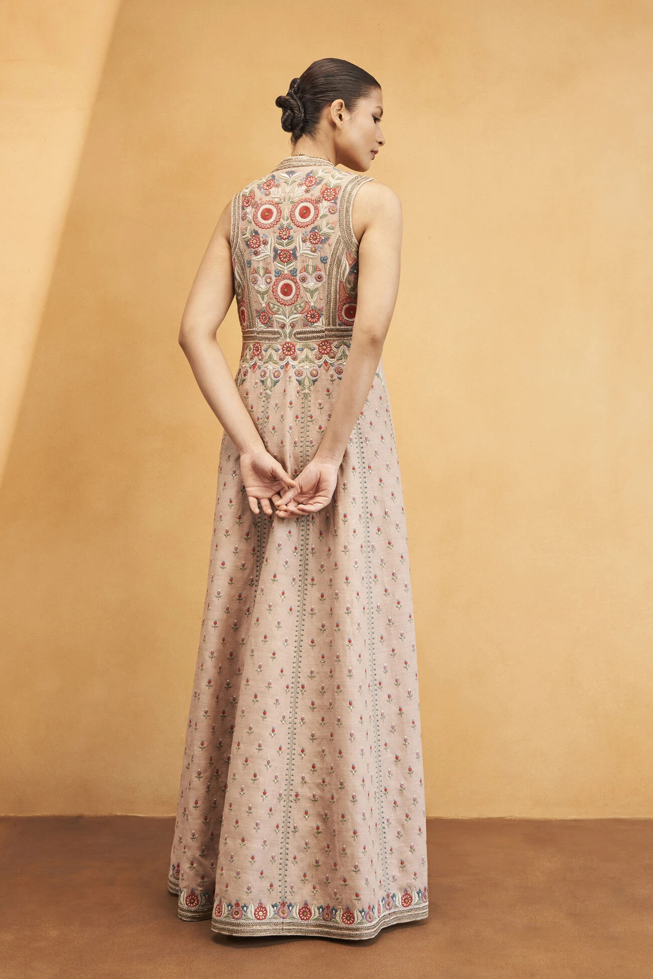 Symphony Of Flowers Jacket Set - Hazelnut 2 Symphony Of Flowers Jacket Set - Hazelnut - Image 2