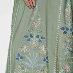 Varenya Suit Set - Sage -Abhinaya shop F23R414 Sage 7