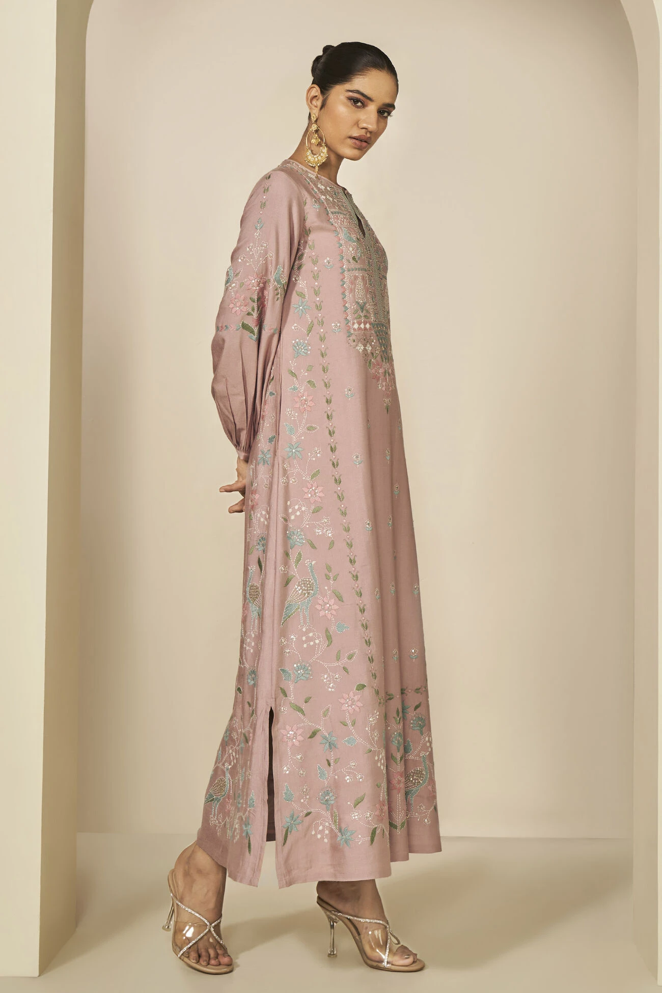 Cyrene Kaftan - Old Rose 2 Cyrene Kaftan - Old Rose - Image 2
